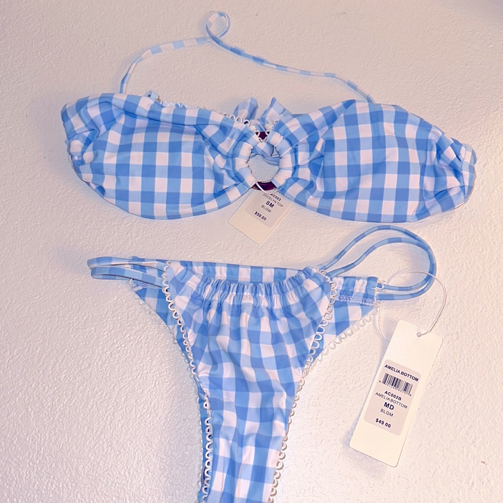 Beach bunny Summerhaus NWT SM top medium bottom